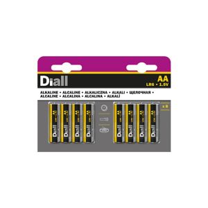 Image of Diall Alkaline batteries Non rechargeable AA (LR6) Battery Pack of 8