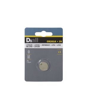Image of Diall Lithium batteries Non rechargeable CR2016 Button cell battery