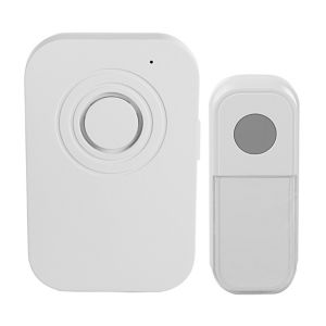 Image of Liam White Wireless Battery-powered Door chime kit 21221WKF