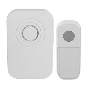 Image of White Wireless Door chime kit 21222WKF-UK