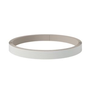 Image of GoodHome Alpinia Wood effect Ivory Edging tape (L)10m