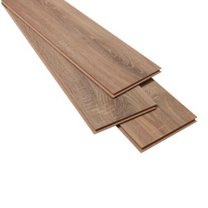 Image of Albury Natural Oak effect Laminate Flooring Sample