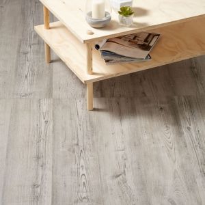 Image of Bailieston Grey Oak effect Laminate Flooring Sample