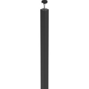 Image of GoodHome Alara Black Room divider post (H)2.25m (W)0.04m