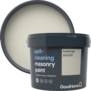 Image of GoodHome Self-cleaning Breckenridge Smooth Matt Masonry paint 10L