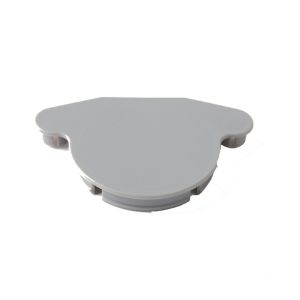 Image of GoodHome Grey Cover cap Pack of 4