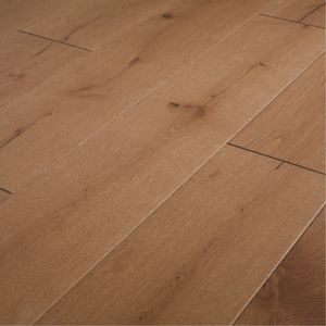 GoodHome Fryatt Natural Oak Real Wood Top Layer Flooring, 1.37M² Pack