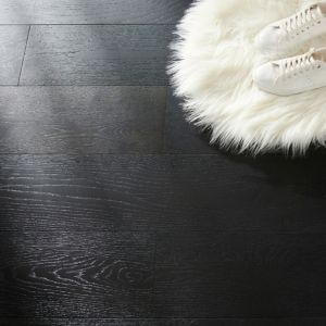 GoodHome Oppland Black Oak Real Wood Top Layer Flooring, 2.05M² Set