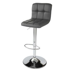 Image of Cooke & Lewis Lagan Grey Adjustable Bar stool Pack of 2