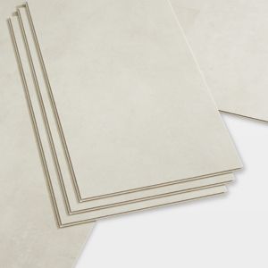 Image of GoodHome Bachata Beige Tile effect Luxury vinyl click flooring 2.6m² Pack