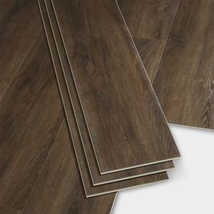 Image of GoodHome Jazy Mid brown Wood effect Luxury vinyl click flooring 2.24m² Pack