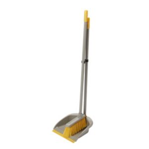 Image of Long handle dustpan & brush set (W)255mm