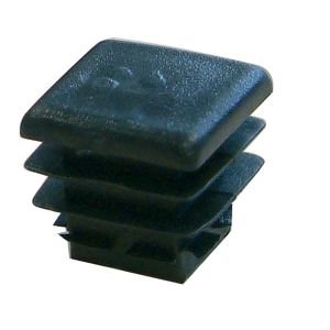 Image of Diall uPVC Black Square End fitting Pack of 5