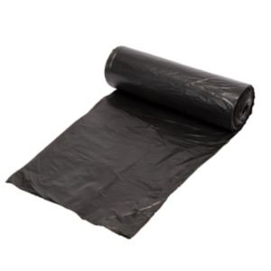 Image of Black High density polyethylene Bin bag 120L Pack of 20