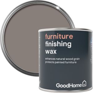 Image of GoodHome Antique dark brown Matt Furniture Finishing wax 0.12L