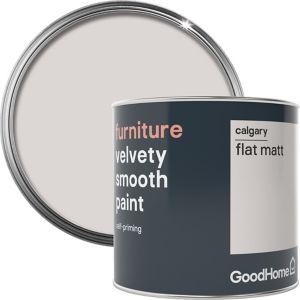 Image of GoodHome Calgary Flat matt Furniture paint 0.5L