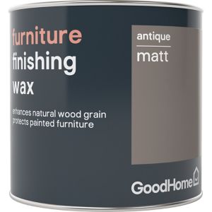 Image of GoodHome Antique Matt Furniture Finishing wax 0.5L
