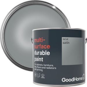 Image of GoodHome Durable Bel air Metallic effect Multi-surface paint 2L