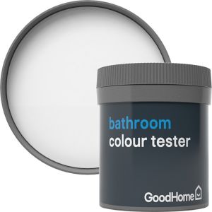 Image of GoodHome Bathroom Alberta Soft sheen Emulsion paint 0.05L Tester pot