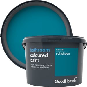 Image of GoodHome Bathroom Marseille Soft sheen Emulsion paint 2.5L