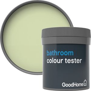 Image of GoodHome Bathroom Galway Soft sheen Emulsion paint 0.05L Tester pot