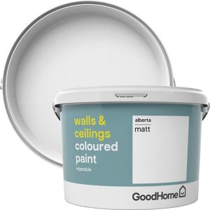 Image of GoodHome Walls & ceilings Alberta Matt Emulsion paint 2.5L