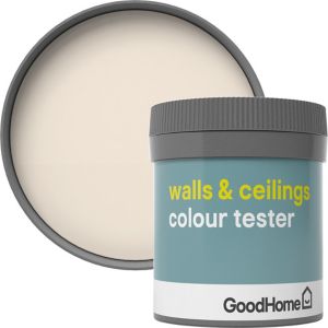 Image of GoodHome Walls & ceilings Juneau Matt Emulsion paint 0.05L Tester pot