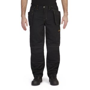 Site Coyote Black Men's Multi-Pocket Trousers, W36" L32" (One Size)