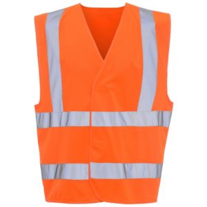 Image of Orange Hi-vis waistcoat Large