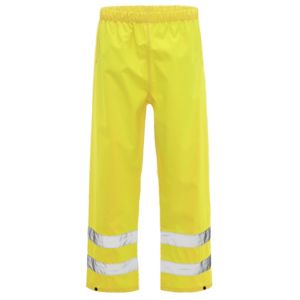 Image of Yellow Waterproof Hi-vis trousers Medium