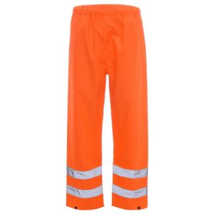 Image of Orange Waterproof Hi-vis trousers Medium