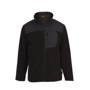 Image of Site Teak Black Fleece jacket Large