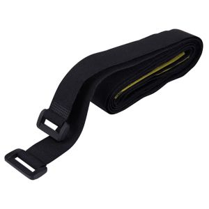 Image of Diall Black & yellow Hook & loop adjustable straps (L)0.92m (W)25mm Pack of 2