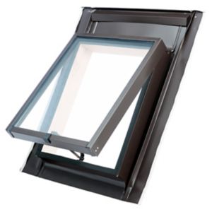Image of Site Anthracite Aluminium alloy Top hung Skylight (H)550mm (W)450mm