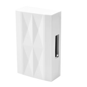 Image of Blyss Avaa White Wired Door chime