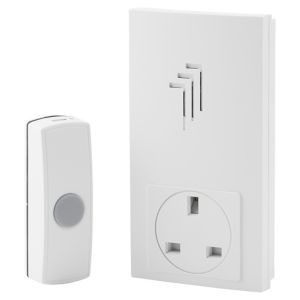 Image of White Wireless Door chime kit