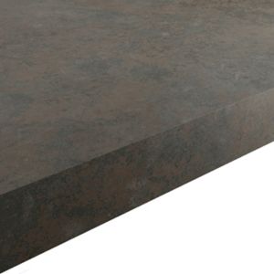 Image of GoodHome 38mm Kala Matt Carnival Stone effect Laminate Square edge Kitchen Worktop (L)3000mm