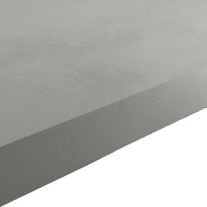 Image of GoodHome 38mm Kala Matt Grey Concrete effect Laminate Square edge Kitchen Breakfast bar Worktop (L)2000mm