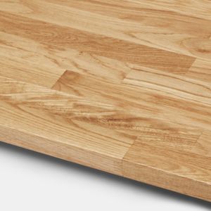Image of 26mm Kava Natural Solid timber Square edge Kitchen Worktop (L)3000mm