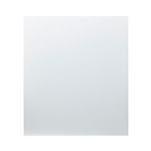 Image of GoodHome Nashi White Glass effect Tempered glass Splashback (H)800mm (W)600mm (T)5mm