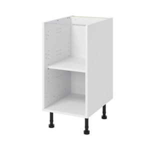 Image of GoodHome Caraway White Base cabinet (W)400mm