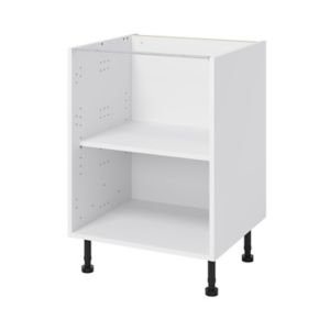 Image of GoodHome Caraway White Base cabinet (W)600mm