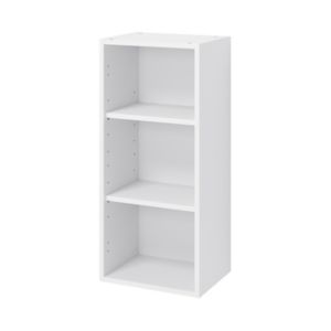 Image of GoodHome Caraway Matt White Tall Wall cabinet (W)400mm