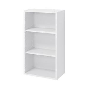 Image of GoodHome Caraway Matt White Tall Wall cabinet (W)500mm