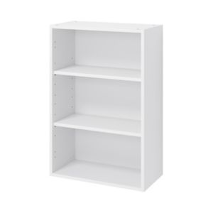 Image of GoodHome Caraway Matt White Tall Wall cabinet (W)600mm