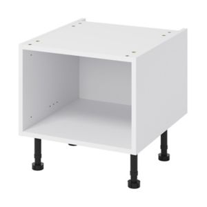 Image of GoodHome Caraway White Half height Base cabinet (W)500mm