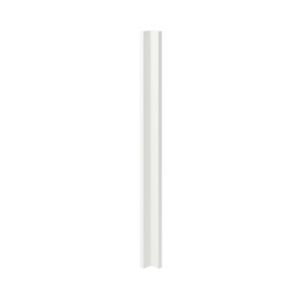 Image of GoodHome Stevia Gloss white slab Tall Wall corner post (W)59mm (H)895mm
