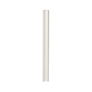 Image of GoodHome Stevia Gloss cream slab Tall Wall corner post (W)59mm (H)895mm