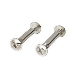 Image of GoodHome Cicely Cabinet connector bolt Pack of 20