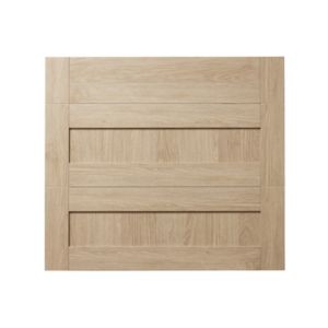 Image of GoodHome Alpinia Oak effect shaker Drawer front (W)800mm Pack of 3